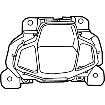 Mopar 5VL94LXHAA Bezel Switch, Center