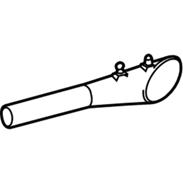 Dodge 68158775AC FUNNEL Fuel Tank Filler Tube