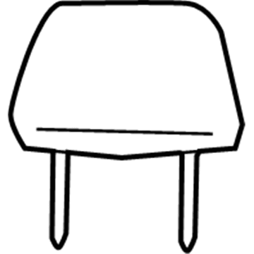Dodge 1AL731D5AA HEADREST Rear
