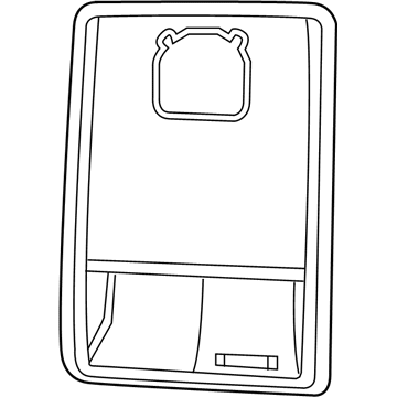 Jeep 1DD951D1AA HOUSING Overhead Console