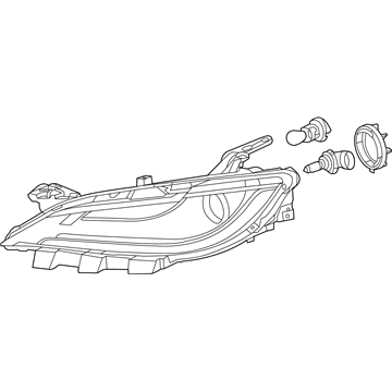 Chrysler 68284784AA Headlamp Assembly