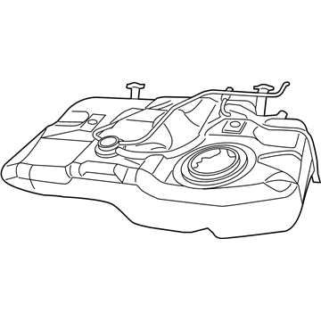Jeep 68104392AD TANK Fuel