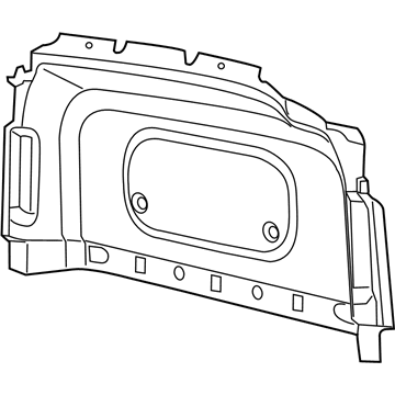 Ram 5XW14LDMAA PANEL Cab Back Trim