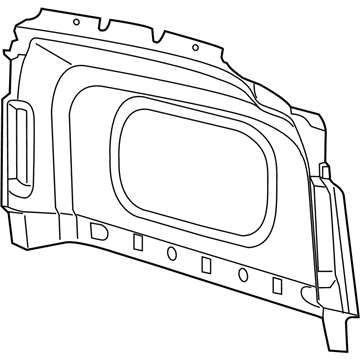 Ram 5XW15LDMAA PANEL Cab Back Trim