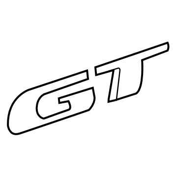 Dodge 68213511AB NAMEPLATE GT GT