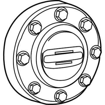 Mopar 68081020AA Cap Wheel Center