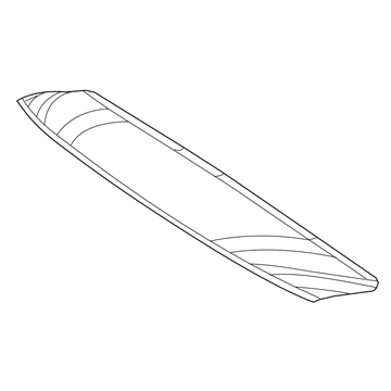 Mopar 68185639AB Hood