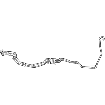 Dodge 55111280AF HOSE AND TUBE Transmission Oil Cooler Pressure And Return