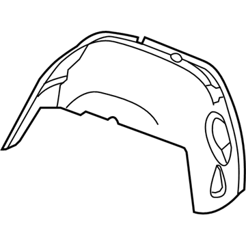 Jeep 55396766AD WHEELHOUSE Rear Inner
