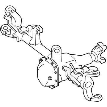 Jeep 68304501AA AXLE Service Front