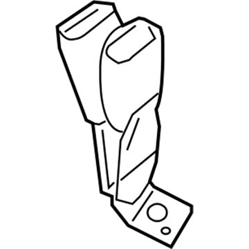 Dodge 1GP44DX9AA SEAT BELT Two Buckles Dual, Left and Right