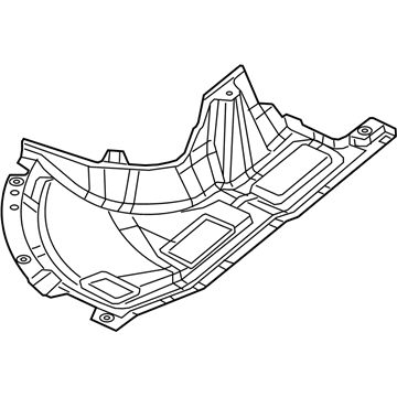 Ram 68163987AB BELLY PAN Extension Front
