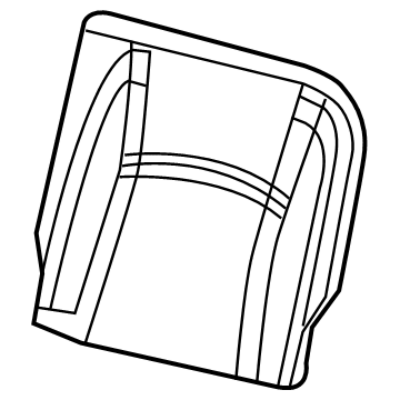 Ram 6RF05BD3AC COVER Rear Seat Back Left