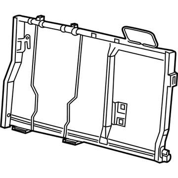 Ram 68272008AE FRAME Rear Seat Back