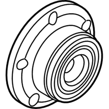 Ram 68263146AA HUB AND BEARING