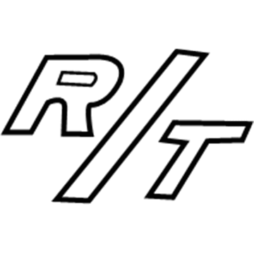 Dodge 68216155AA NAMEPLATE R/T