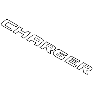 Dodge 68216156AB NAMEPLATE Charger