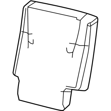Jeep 1DU161D5AA SEAT BACK Rear