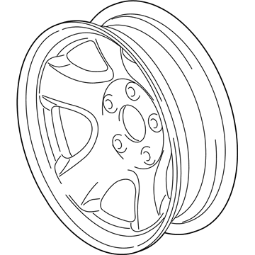 Dodge 5HW99PAKAD WHEEL Aluminum