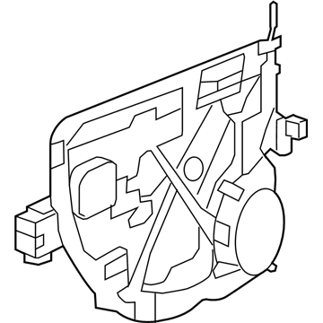 Ram 68045133AD PANEL Carrier Plate Rear Door