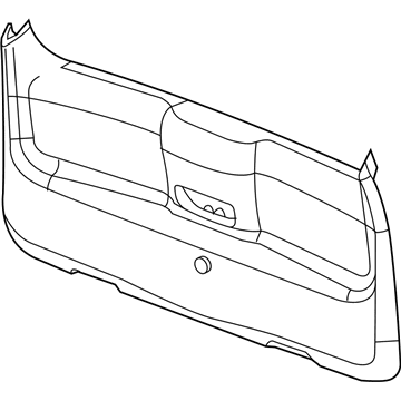 Chrysler 1DH27BD1AB PANEL Liftgate Lower