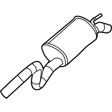 Chrysler Aspen Tail Pipe - 52103711AG