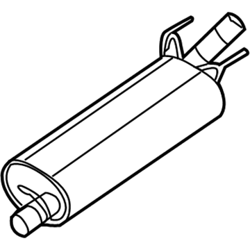 Chrysler 52855524AB MUFFLER Exhaust