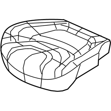 Jeep 6CC03DX9AB COVER Front Seat Cushion