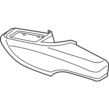 Dodge 1TW73DX9AA Armrest - Front Door Trim