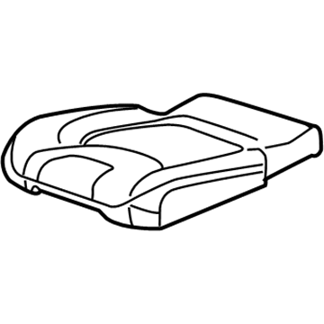 Jeep 5RA54LU5AB COVER Rear Seat Cushion Right