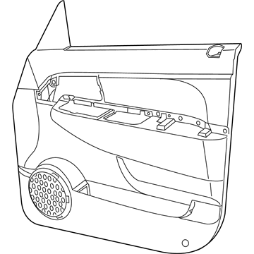 Mopar 1JY021DVAA Panel Front Door Trim