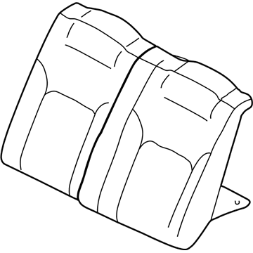 Chrysler MR595490XD BACK Rear Seat Side Right