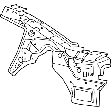 Mopar 68266968AL Panel Bodyside Aperture Inner Rear