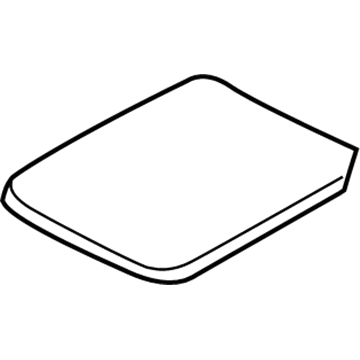 Dodge 1EY831D5AA LID Armrest Bin Includes Latch, Hinge and Inner Bezel