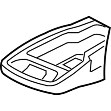 Mopar 1FX161D5AA Base Armrest With Liner Insert