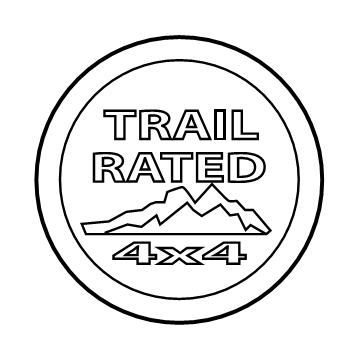 Jeep 68305571AA MEDALLION Fender Front Trail Rated