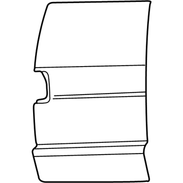 Dodge 55075140AC Corner Panel