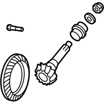 Ram 68217016AA GEAR KIT Ring And Pinion