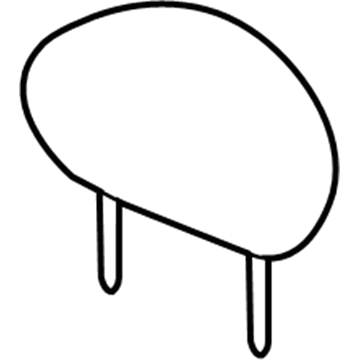 Chrysler 1AL281FLAA HEADREST Front