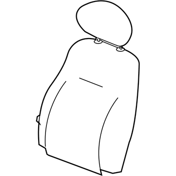 Chrysler 1AL332DVAA COVER Front Seat Back