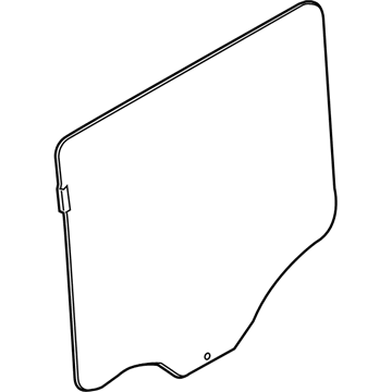 Ram 68261840AA GLASS Rear Door