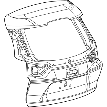 Mopar 6RW71DX9AB Liftgate Color Indicates Interior Color