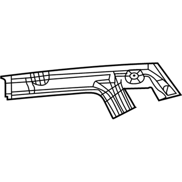 Jeep 68244054AB REINFORCEMENT Roof Rail