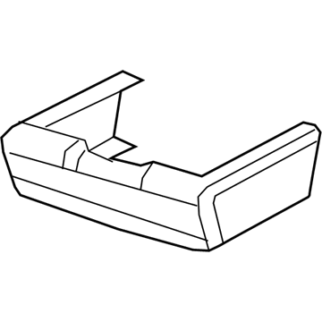 Ram 6RP53BD3AD COVER Front Seat Cushion Storage Base