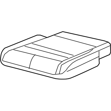 Ram 6RF30BD3AC COVER Front Seat Cushion Storage Lid