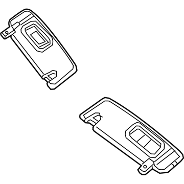 Mopar 6EK99PD2AB Visor Illuminated