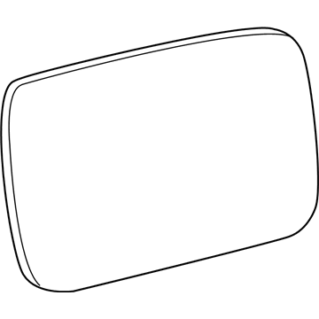 Ram 68050297AA GLASS Mirror Replacement
