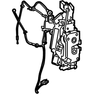 Dodge Grand Caravan Door Latch Assembly - 68030381AC