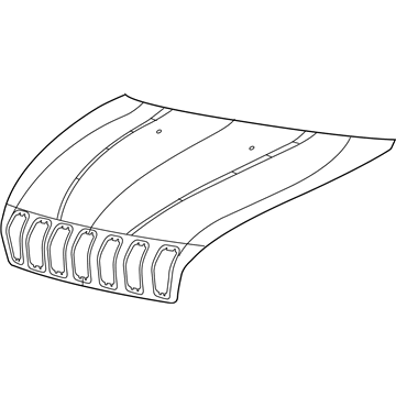 Mopar 68103664AC Hood