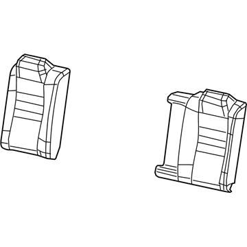 Mopar 5ZC49DX9AA Cover Rear Seat Back Left